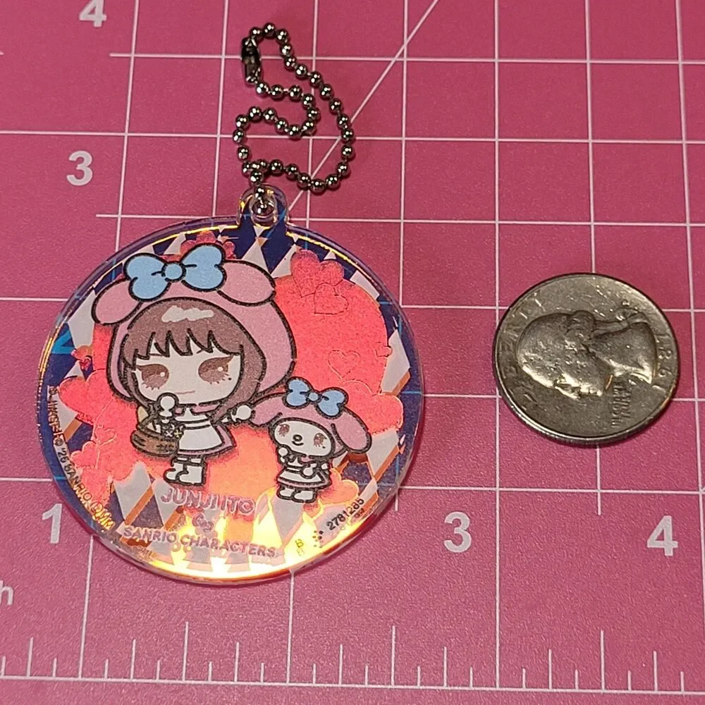 Deformed Tomie & My Melody - Bandai Junji Ito x Sanrio Blue Acrylic Charm